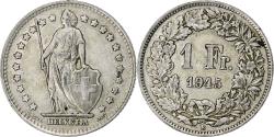 World Coins - Switzerland, Franc, 1945, Bern, Silver, , KM:24