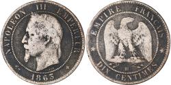 World Coins - Coin, France, Napoleon III, Napoléon III, 10 Centimes, 1863, Strasbourg