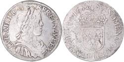 World Coins - Coin, France, Louis XIV, 1/2 Écu à la mèche longue, 1652, Limoges, Variety