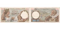 World Coins - France, 100 Francs, Sully, 1940-05-02, M.10388284, EF(40-45)