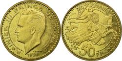 World Coins - Coin, Monaco, 50 Francs, 1950, , Aluminium-Bronze, Gadoury:141