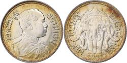 World Coins - Thailand, Rama VI, 1 Salung, 1/4 Baht, 2468 (1925), Silver,