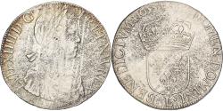 World Coins - France, Louis XIV, Écu à la mèche longue, 1653, Bayonne, Silver,