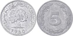 World Coins - Tunisia, 5 Millim, 1960, Aluminum, , KM:282