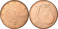 World Coins - Slovakia, Euro Cent, 2009, Kremnica, Copper Plated Steel,