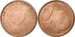World Coins - Netherlands, 2 Euro Cent, 2004, Utrecht, Copper Plated Steel,
