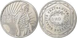 World Coins - France, 5 Euros, Semeuse, 2008, Pessac, Silver,