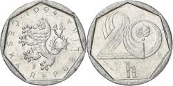 World Coins - Coin, Czech Republic, 20 Haleru, 1994, , Aluminum, KM:2.1