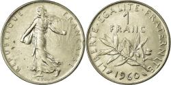 World Coins - Coin, France, Semeuse, Franc, 1960, Paris, , Nickel, KM:925.1