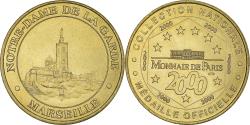 World Coins - France, Token, 13/ Notre-Dame de la Garde, Marseille, 2000, MDP,