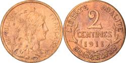World Coins - Coin, France, Dupuis, 2 Centimes, 1911, Paris, , Bronze, KM:841