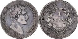 World Coins - France, Napoleon I, 1 Franc, An XI, Geneva, Silver, , Gadoury:442