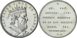 World Coins - France, Medal, Les Rois de France, Clotaire Ier, History, , Copper-nickel
