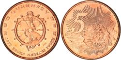 World Coins - Coin, Guernsey, 5 Cents, 2004, Proof, , Copper