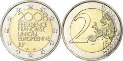 World Coins - France, 2 Euro, présidence de l'UE, 2008, Pessac, Bi-Metallic, , KM:1459
