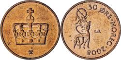 World Coins - Norway, 50 Öre, 2008