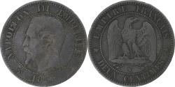 World Coins - France, Napoleon III, 2 Centimes, 1855, Lille, Bronze, VF(30-35), KM:776.7