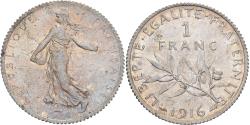 World Coins - France, Franc, Semeuse, 1916, Paris, Silver, , Gadoury:467, KM:844.1