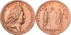 World Coins - France, Medal, Louis XIV, Paix de Ryswick, 1713, Copper, Mauger, Restrike