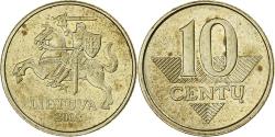 World Coins - Lithuania, 10 Centu, 2008