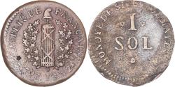 World Coins - Coin, German States, MAINZ, Friedrich Karl Josef, Sol, 1793, Mayence,