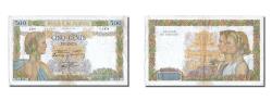 World Coins - Banknote, France, 500 Francs, 500 F 1940-1944 ''La Paix'', 1941, 1941-01-09