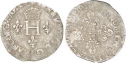 World Coins - Coin, France, Demi Gros de Nesle, 1551, Paris, , Silver, Sombart:4458