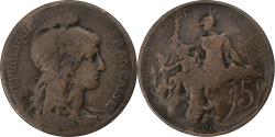 World Coins - France, 5 Centimes, Dupuis, 900, Paris, Bronze, , Gadoury:165, KM:842