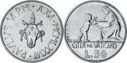 World Coins - Coin, VATICAN CITY, Paul VI, 50 Lire, 1978, , Stainless Steel, KM:136