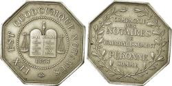 World Coins - France, Token, Notary, 1858, , Silver, Lerouge:326