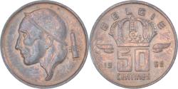 World Coins - Coin, Belgium, 50 Centimes, 1962