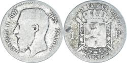 World Coins - Coin, Belgium, Leopold II, Franc, 1867, Brussels, , Silver, KM:28.1