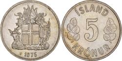 World Coins - Coin, Iceland, 5 Kronur, 1975