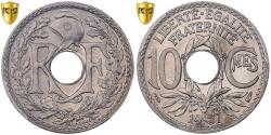 World Coins - France, 10 Centimes, Lindauer, 1937, Paris, Copper-nickel, PCGS,