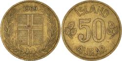 World Coins - Coin, Iceland, 50 Aurar, 1969