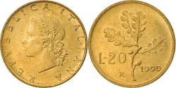 World Coins - Coin, Italy, 20 Lire, 1990, Rome, , Aluminum-Bronze, KM:97.2