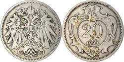 World Coins - Coin, Austria, Franz Joseph I, 20 Heller, 1893, , Nickel, KM:2803