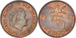 World Coins - Coin, Netherlands, 5 Cents, 1974