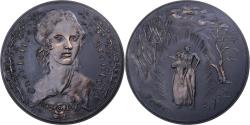 World Coins - France, Medal, Charlotte Brontë, Bronze, Corbin,
