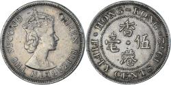 World Coins - Coin, Hong Kong, 50 Cents, 1972