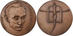 World Coins - France, Medal, Jean Mouron dit Cassandre, 1973, MDP, Bronze, Hélène Guastalla