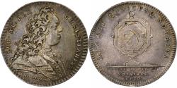 World Coins - France, Token, Louis XV, Conseillers du Roi et Notaires, 1720, Silver