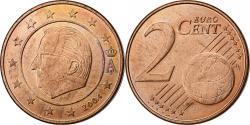 World Coins - Belgium, Albert II, 2 Euro Cent, 2004, Brussels, Copper Plated Steel,
