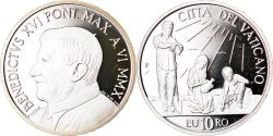 World Coins - Vatican, Pape Benoit XVI, 10 Euro, Journée mondiale de la Paix, 2010