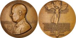 World Coins - France, Medal, Général Alphonse Juin, History, Delannoy, , Bronze