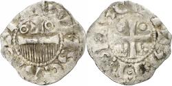 World Coins - County of Champagne, Denier, ca. 1050-1100, Provins & Sens, Billon,