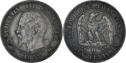 World Coins - Coin, France, Napoleon III, 2 Centimes, 1855, Lyon, , Bronze, KM:776.4