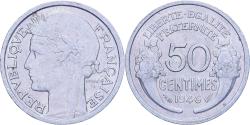 World Coins - France, 50 Centimes, Morlon, 1946, Paris, Aluminum, , KM:894.1a