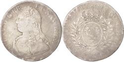 World Coins - Coin, France, Louis XV, 1/2 Écu aux branches d'olivier, 1/2 ECU, 44 Sols, 1730