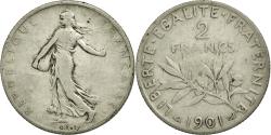 World Coins - Coin, France, Semeuse, 2 Francs, 1901, , Silver, Gadoury:532